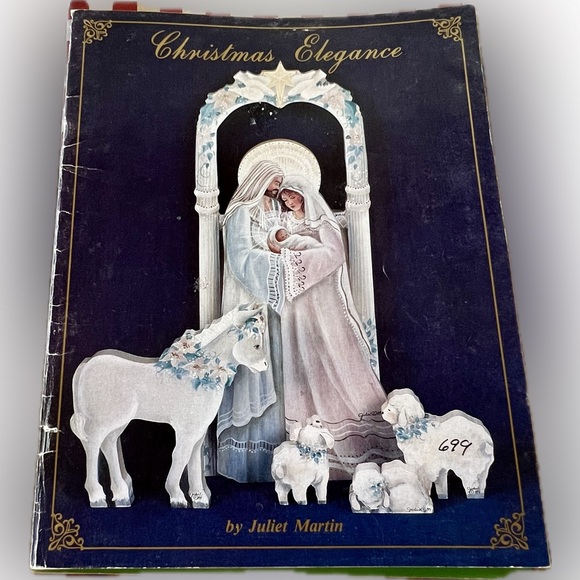 Vtg Craft Books lot of 5 1980s Christmas Sew Paint Quill Cross Stitch Patterns - Picture 6 of 16